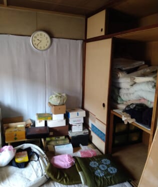 大阪府枚方市 Y様の不用品回収作業前のご自宅の写真