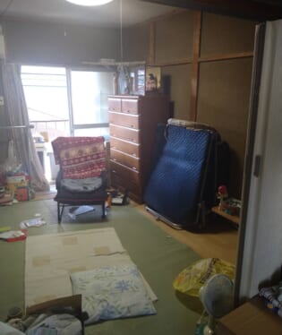 大阪市北区 Ｈ様の不用品回収作業前のご自宅の写真