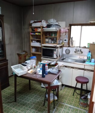 京都市伏見区 K様の不用品回収作業前のご自宅の写真