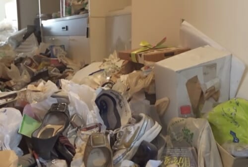 ゴミ屋敷の画像