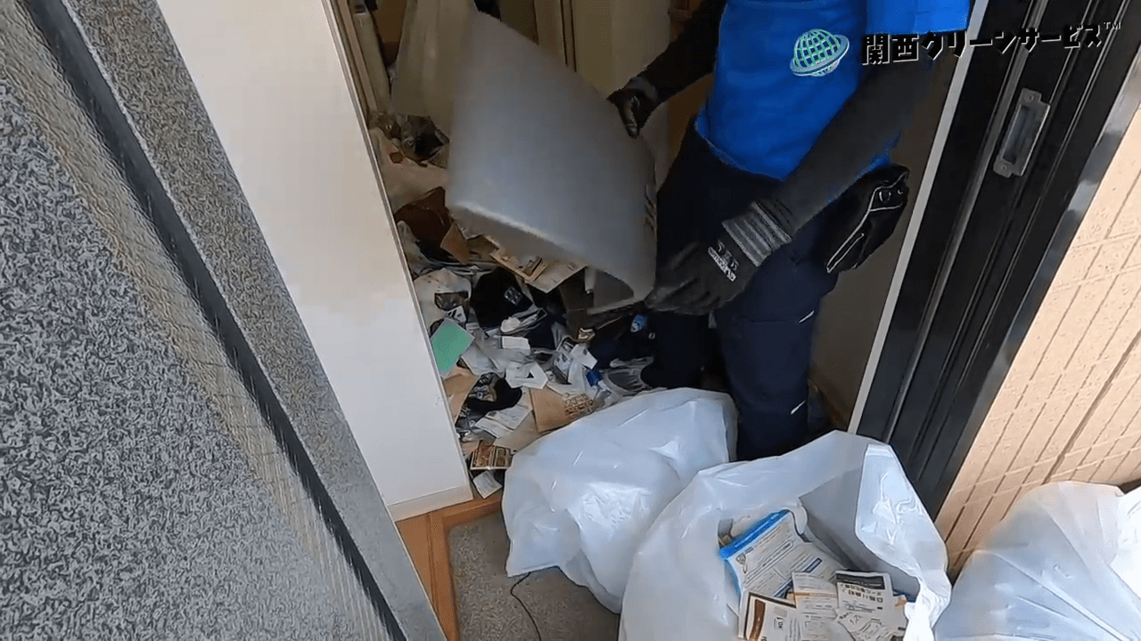 ワンルームゴミ屋敷の片付け