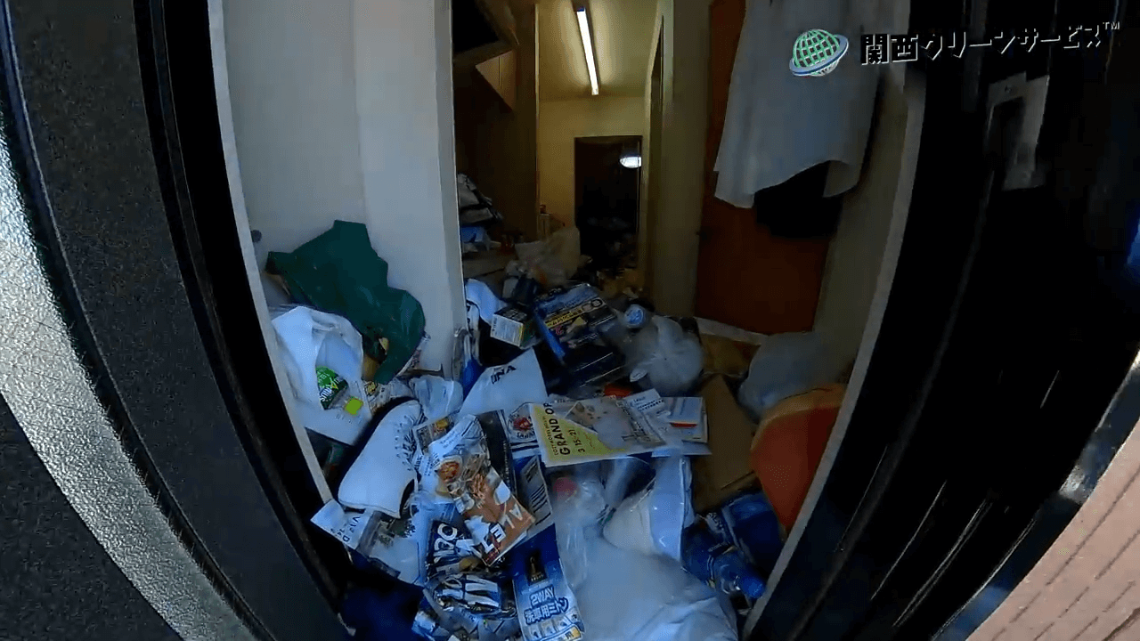 ワンルームゴミ屋敷