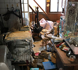 お部屋の片付け 作業前の写真