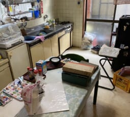 一軒家丸ごとお片付け 作業前の写真