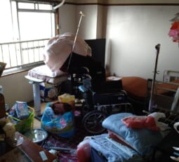 お部屋の片付け 作業前の写真