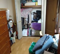 お部屋の片付け 作業前の写真