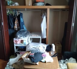 お部屋の片付け 作業前の写真