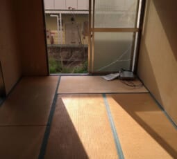 お部屋の片付け 撤去後の写真