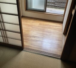 お部屋の片付け 撤去後の写真