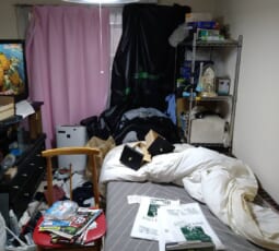 お部屋の片付け 作業前の写真