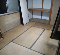 お部屋の片付け 撤去後の写真