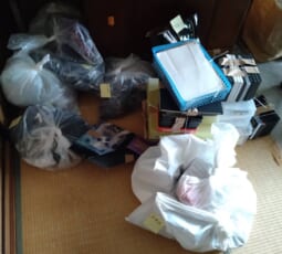 不用品回収 作業前の写真