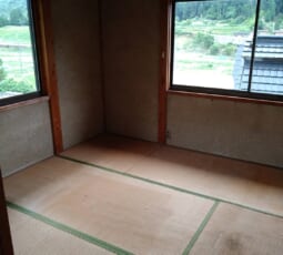 お部屋の片付け 撤去後の写真