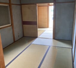 お部屋の片付け 撤去後の写真