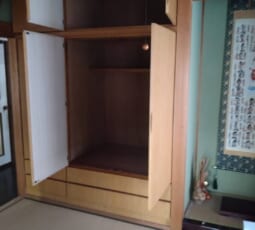 不用品回収 撤去後の写真