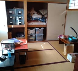 遺品整理 作業前の写真