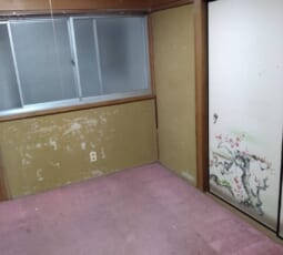 不用品回収 撤去後の写真