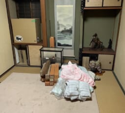 遺品整理 作業前の写真