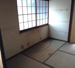 不用品回収 撤去後の写真