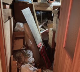 不用品回収 作業前の写真