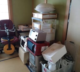 不用品回収 作業前の写真