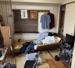 遺品整理 作業前の写真