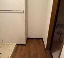 不用品回収 撤去後の写真
