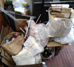 不用品回収 作業前の写真