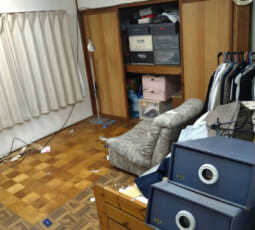 お部屋の丸ごと片付け 作業前の写真