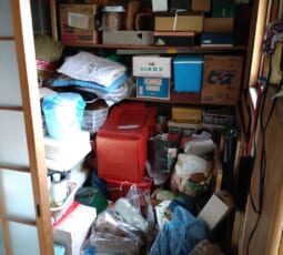 不用品回収 作業前の写真