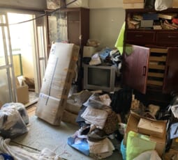 お部屋の片付け 作業前の写真