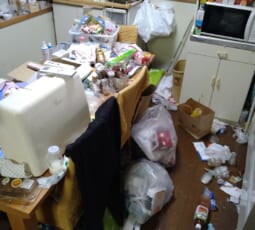 お部屋の片付け 作業前の写真