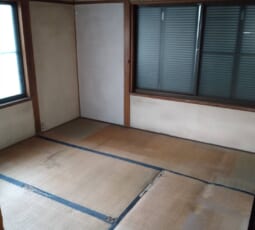 お部屋の片付け 撤去後の写真