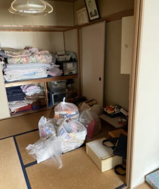 大阪府大阪市	N様の不用品回収作業前のご自宅の写真