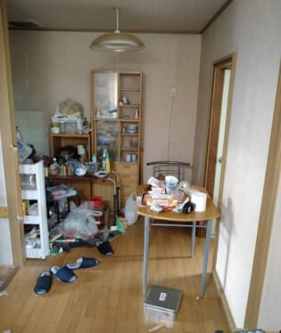 京都府宇治市　D様の不用品回収作業前のご自宅の写真