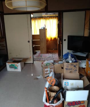 奈良県御所市　F様の不用品回収作業前のご自宅の写真