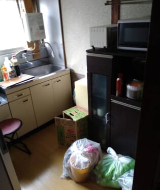 大阪府大阪市西成区 F様の不用品回収作業前のご自宅の写真