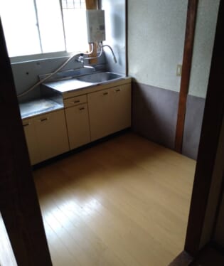 大阪府大阪市西成区 F様の不用品回収作業後のご自宅の写真