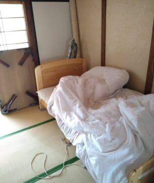 奈良県生駒郡平群町 I様の不用品回収作業前のご自宅の写真