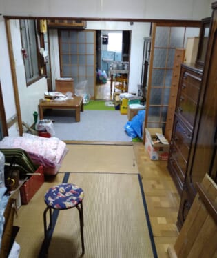 京都府八幡市 A様の不用品回収作業前のご自宅の写真