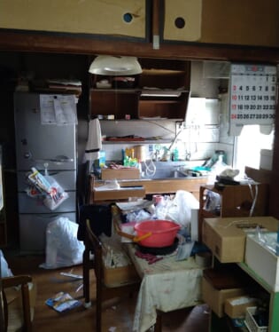 京都府長岡京市 Z様の不用品回収作業前のご自宅の写真