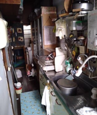 京都府 J様の不用品回収作業前のご自宅の写真