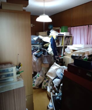 大阪府天理市 I様の不用品回収作業前のご自宅の写真