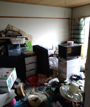 大阪府大阪市大正区 T様の不用品回収作業前のご自宅の写真