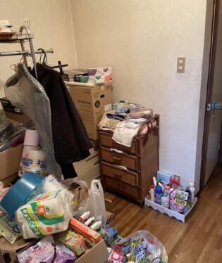 泉北郡忠岡町 R様の不用品回収作業前のご自宅の写真