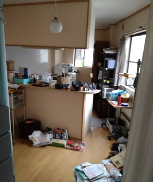 京都府京都市伏見区 N様の不用品回収作業前のご自宅の写真