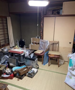 奈良県吉野郡川上村 M様の不用品回収作業前のご自宅の写真