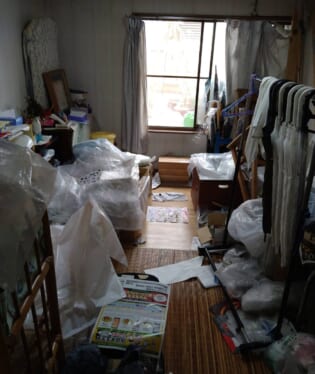 京都府船井郡京丹波町の不用品回収作業前のご自宅の写真