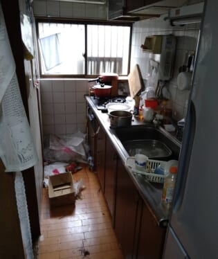 大阪府貝塚市 A様の不用品回収作業前のご自宅の写真