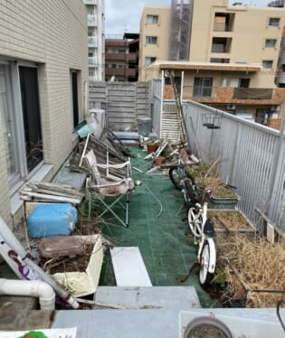奈良県御所市 F様の不用品回収作業前のご自宅の写真